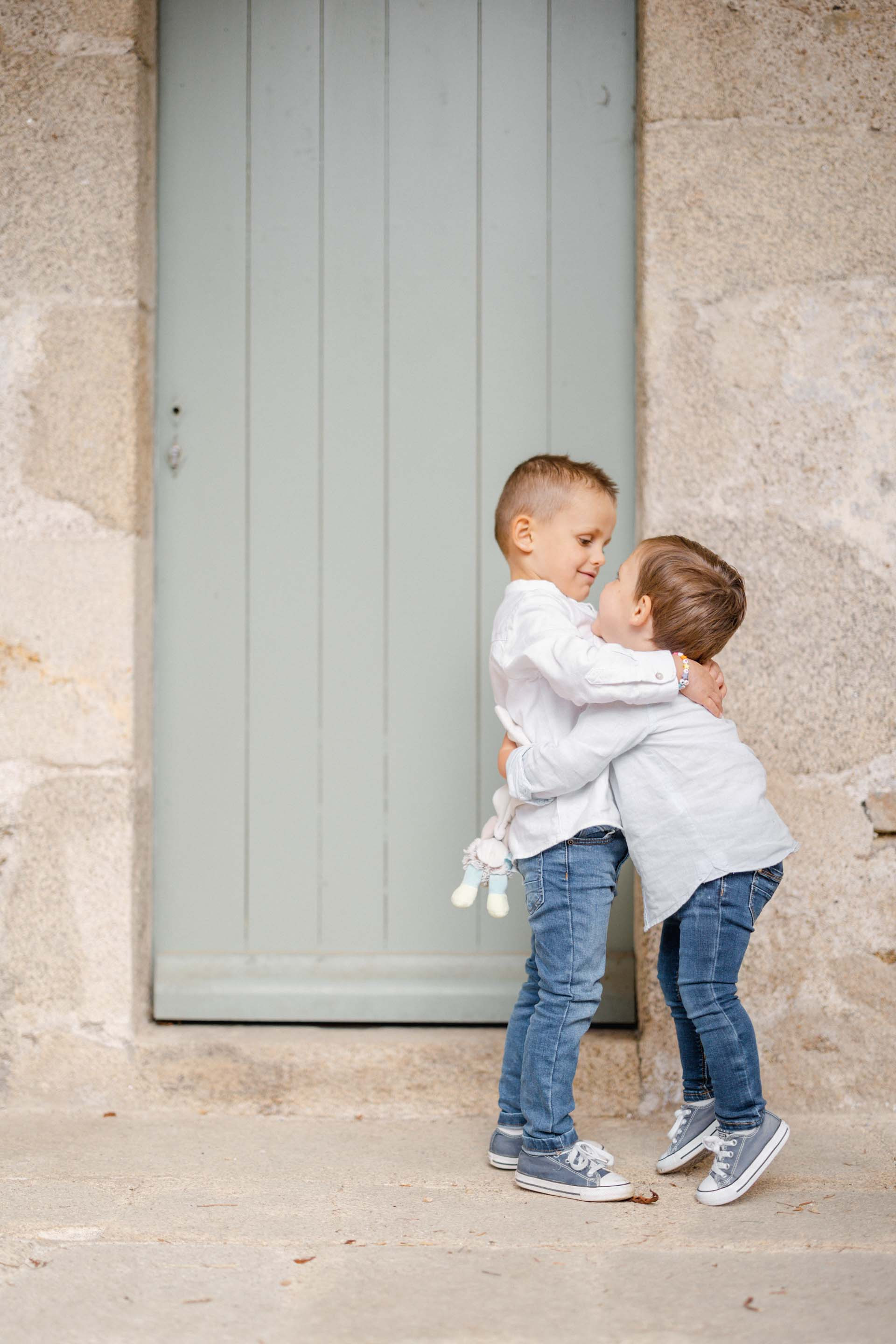 bonheur enfant baskets gris marron