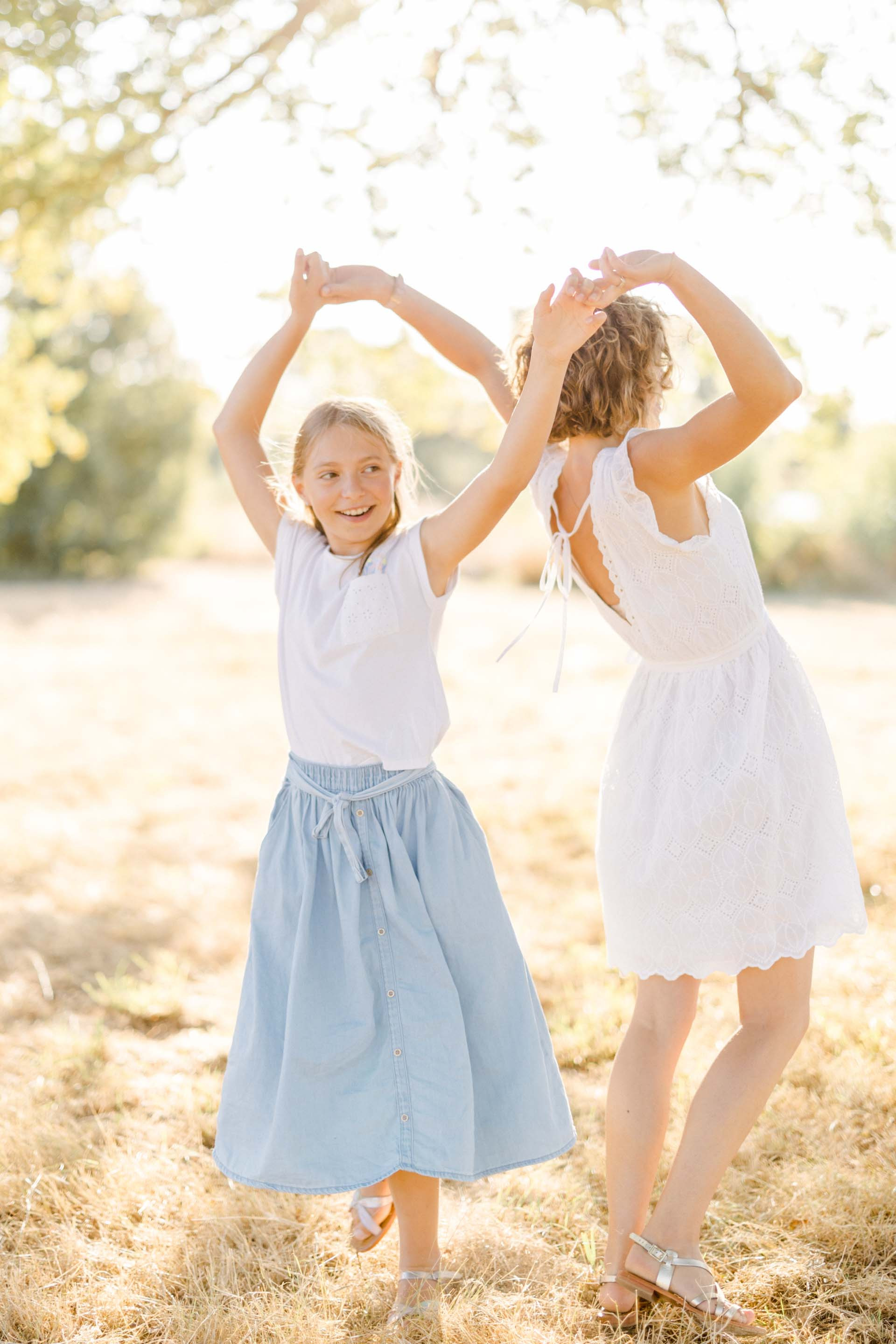 robe bonheur rose enfant gris