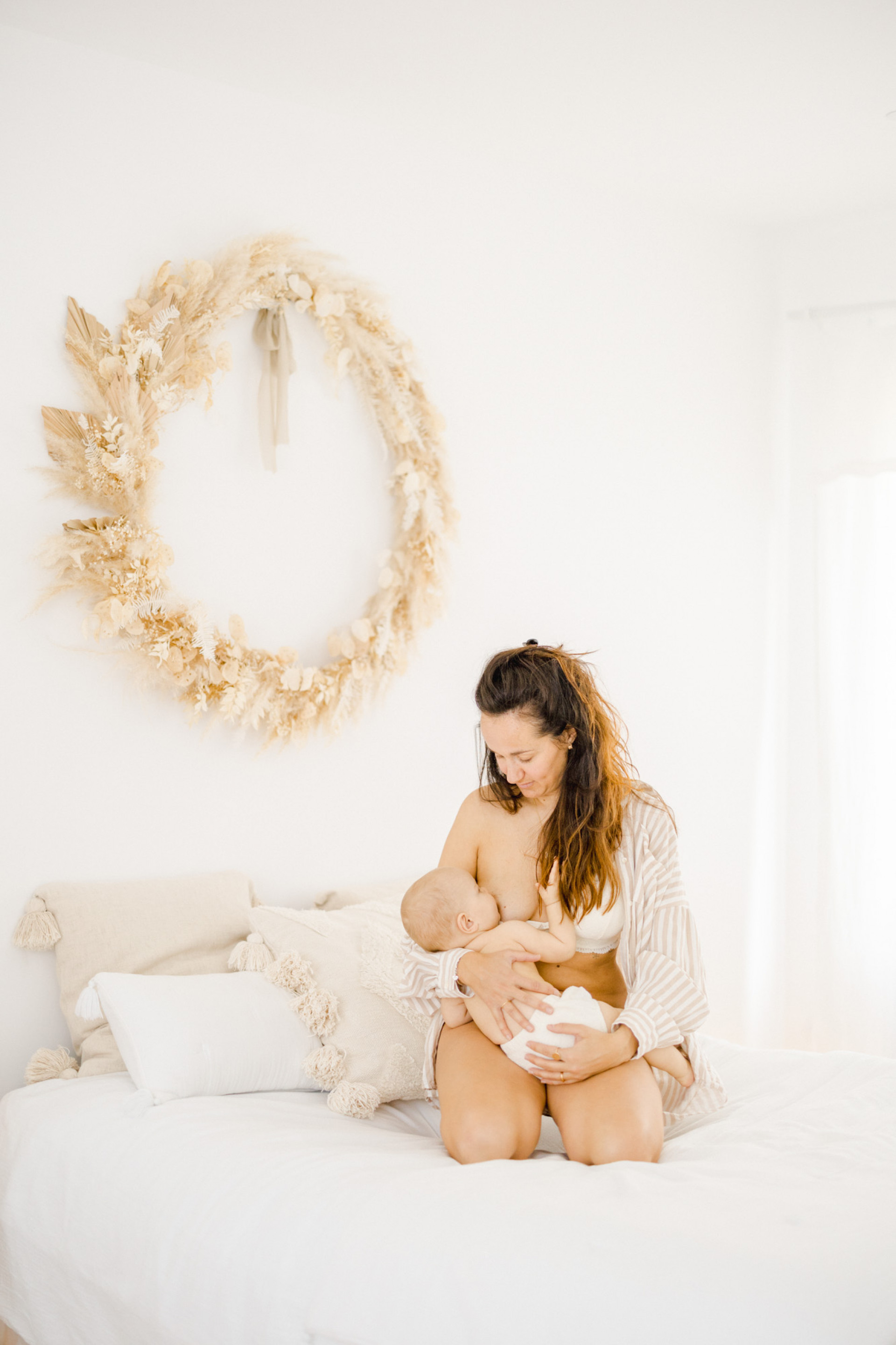 rose enfant bonheur beige marron