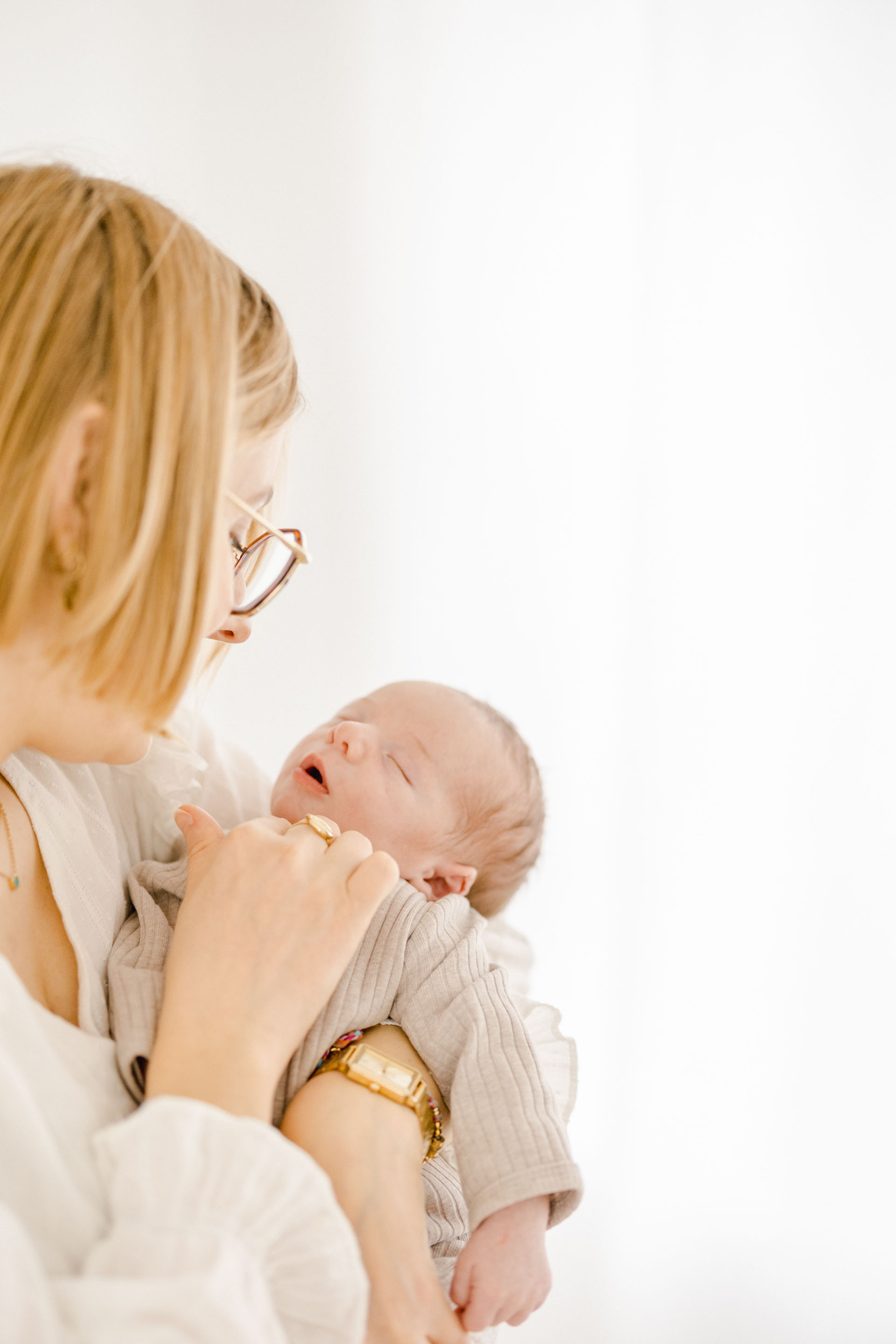 enfant amour bonheur beige rose