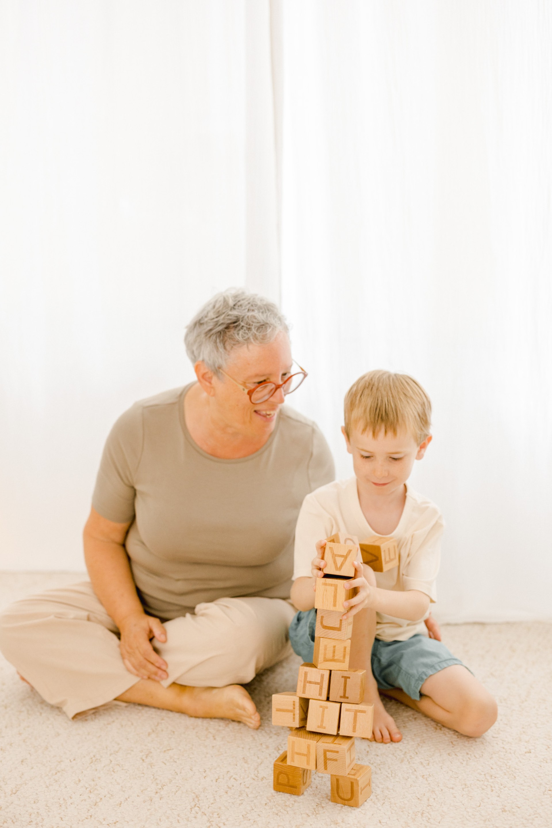 beige gris marron grand-parent studio