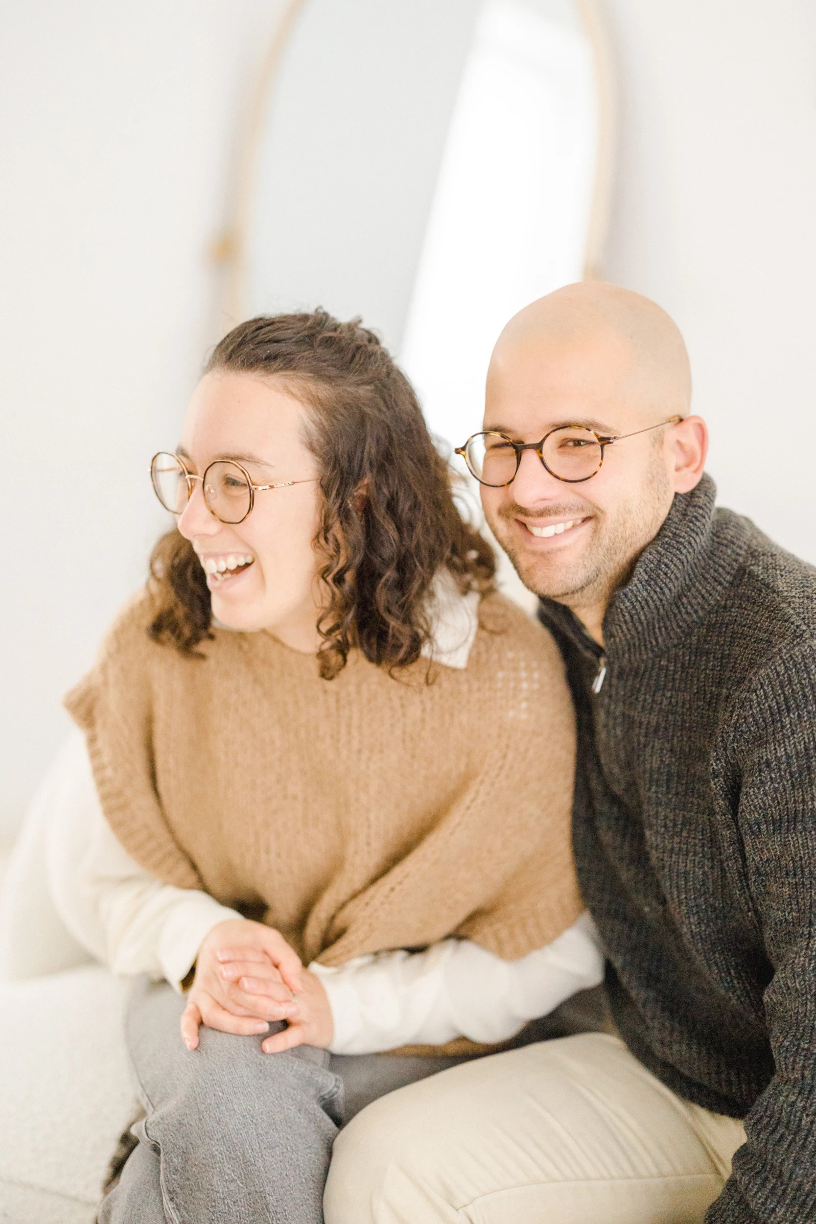 Séance de Noël famille au studio