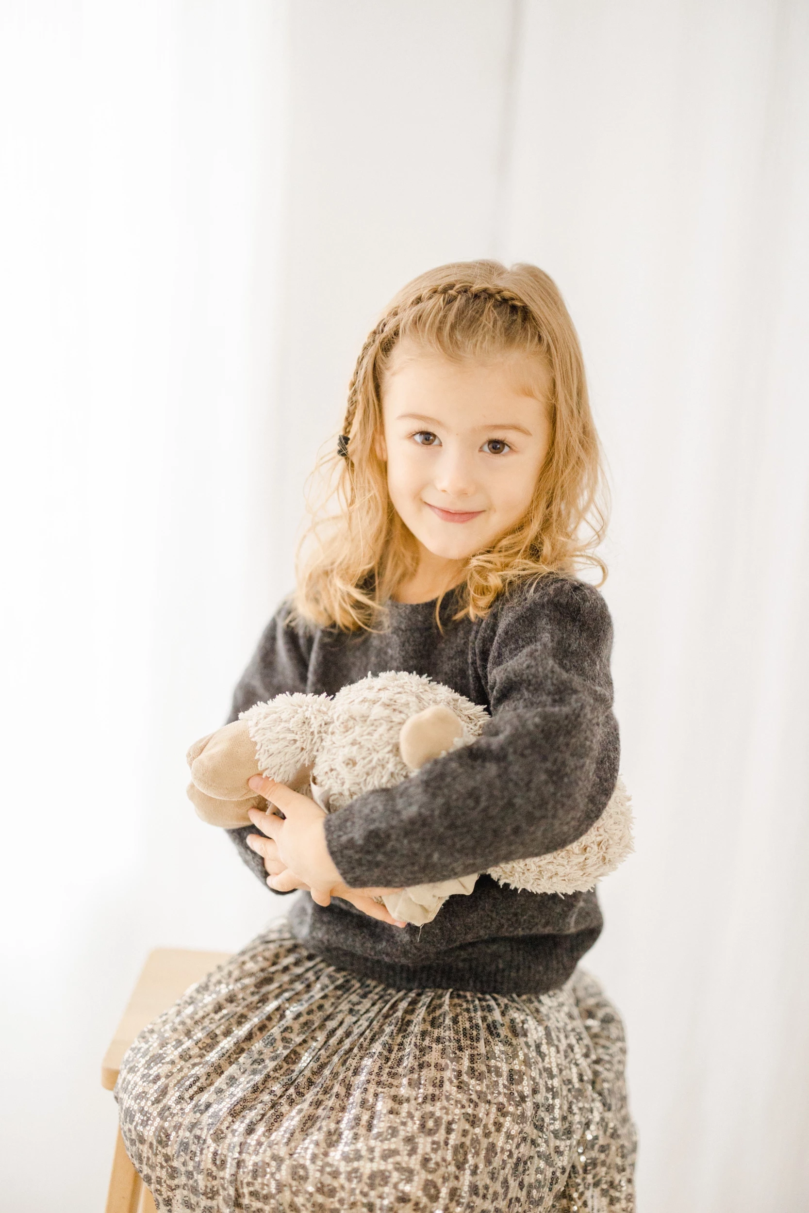 Séance de Noël famille au studio
