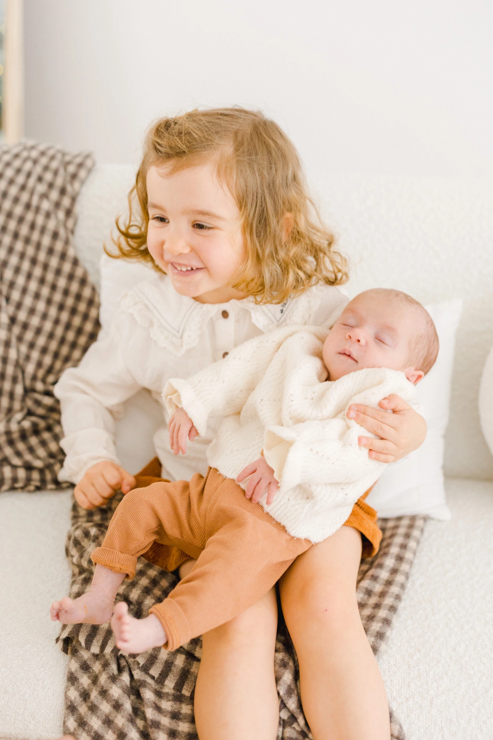 Séance de Noël famille au studio