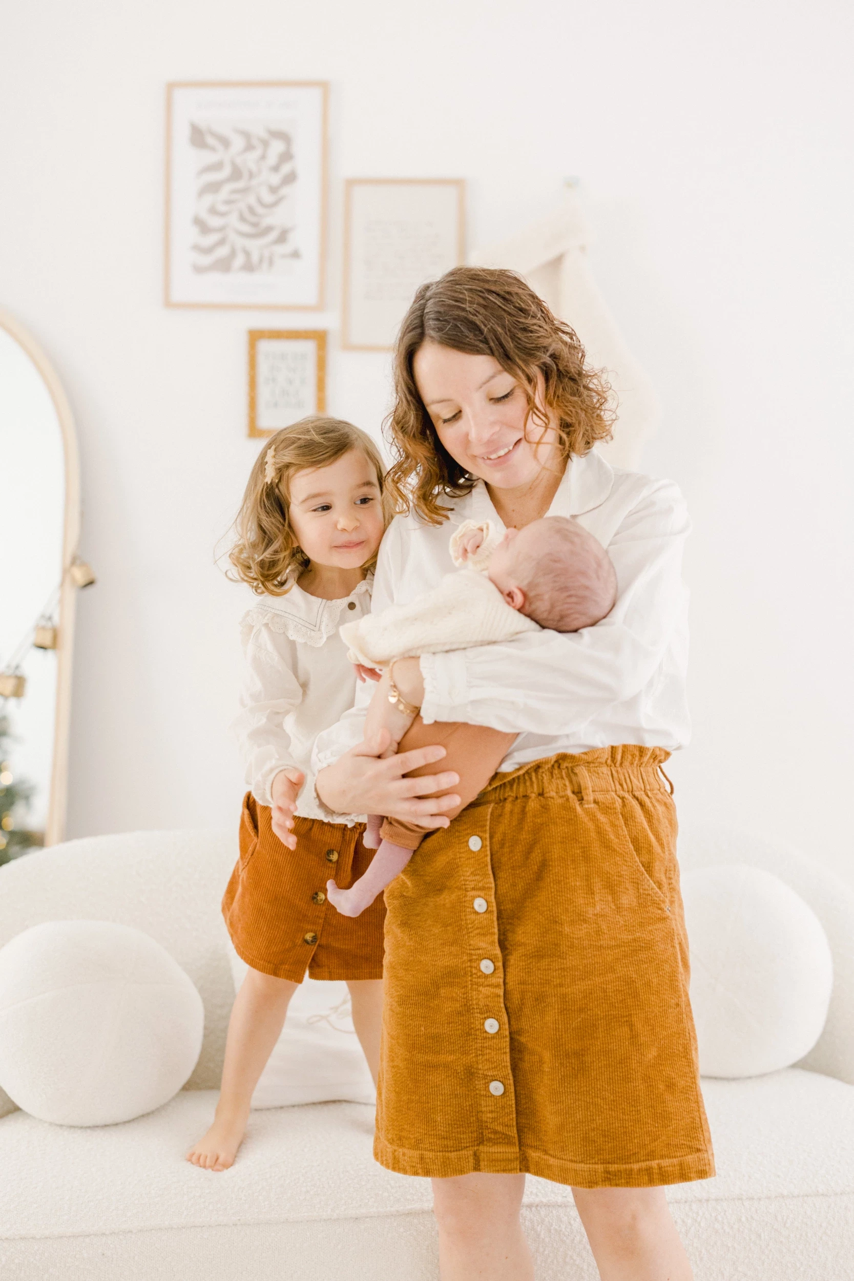 Séance de Noël famille au studio