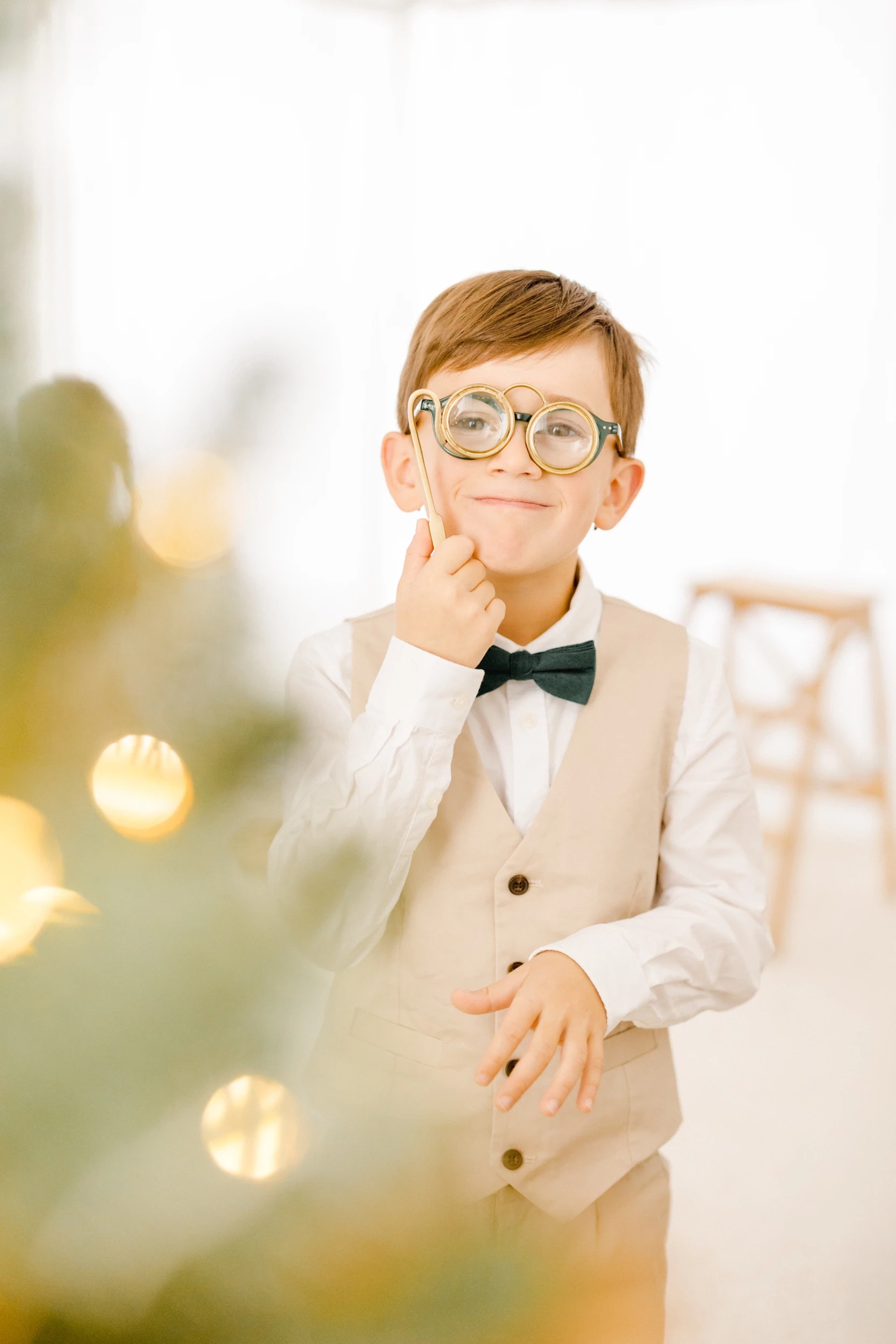 Séance de Noël famille au studio