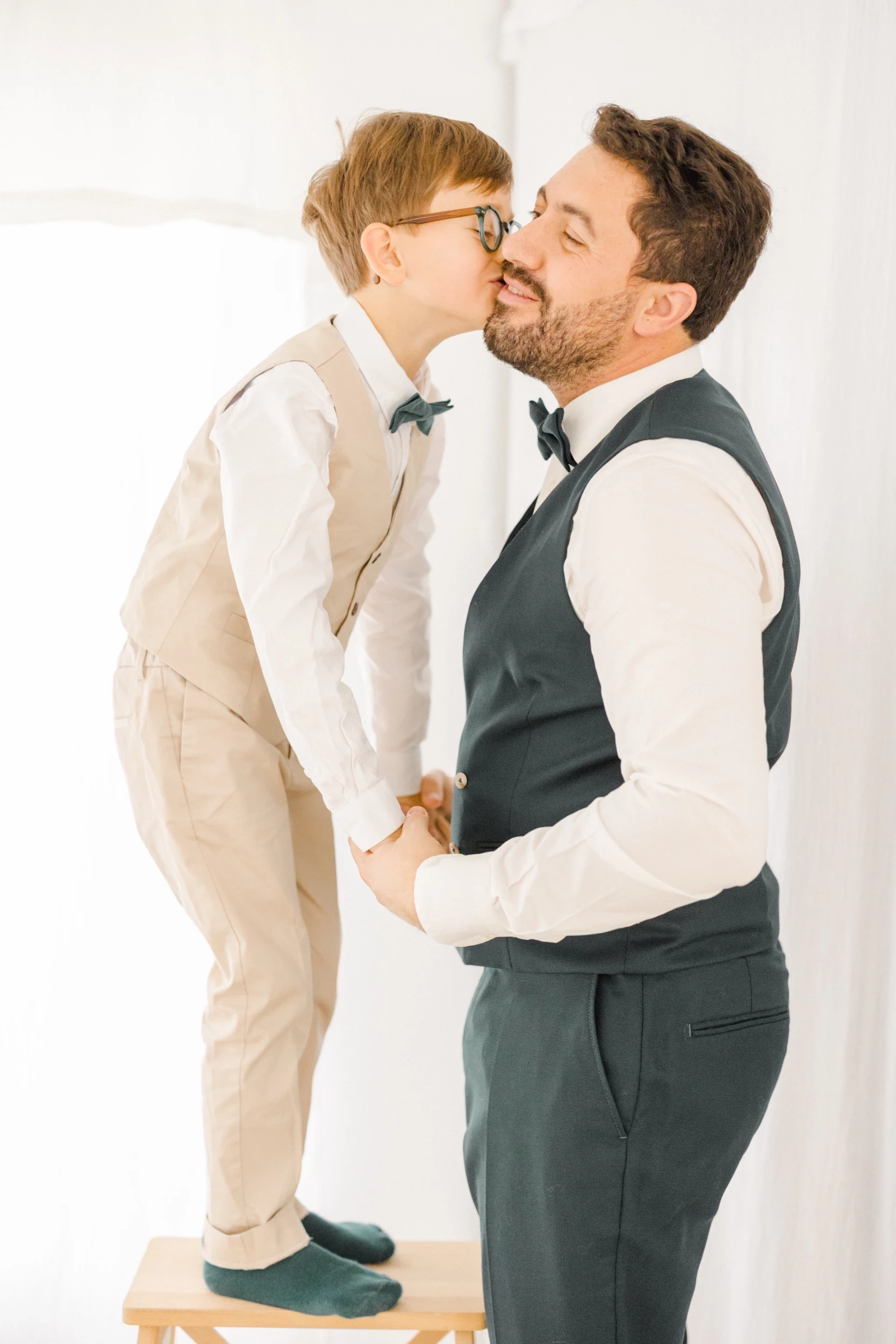 Séance de Noël famille au studio