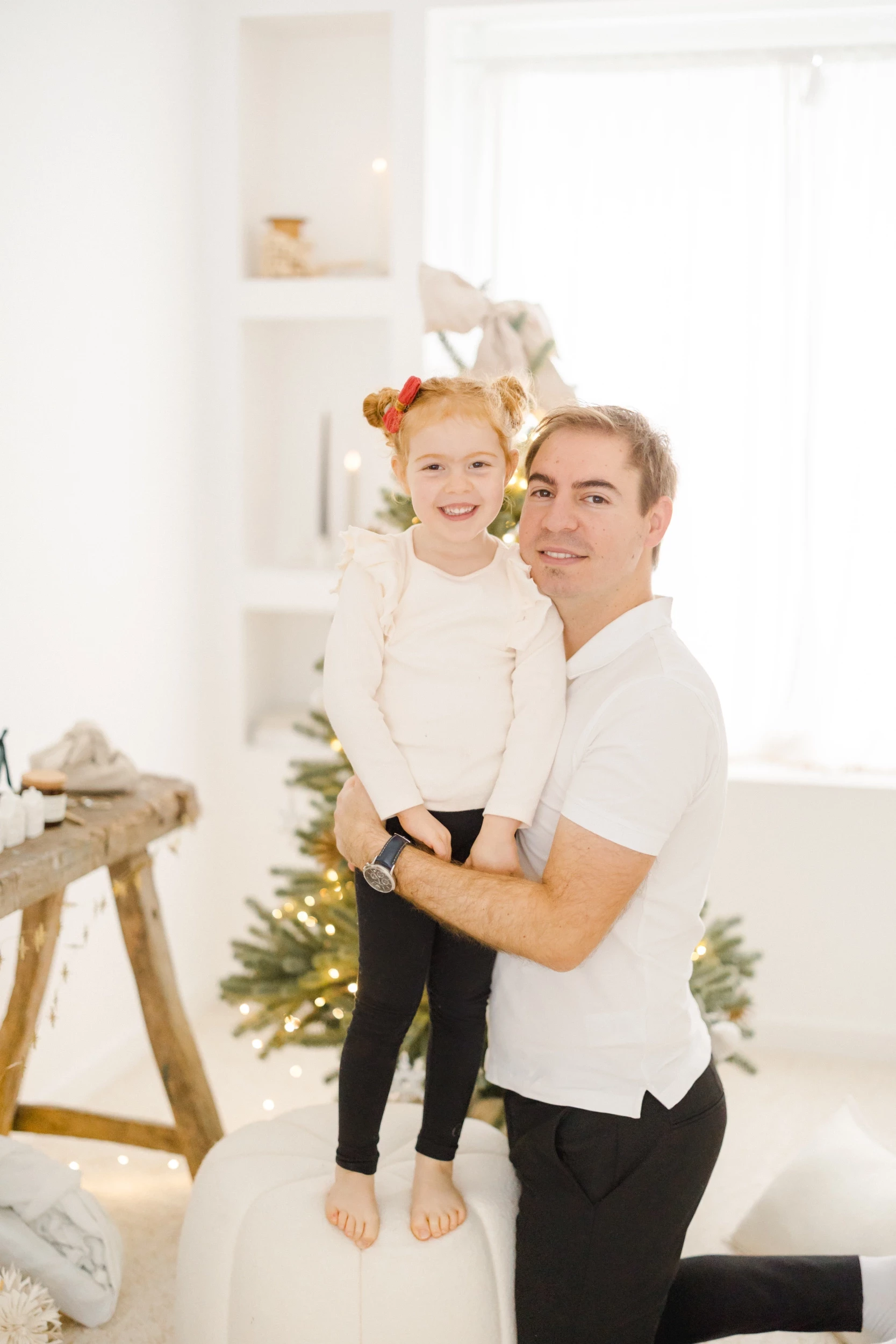 Séance de Noël famille au studio