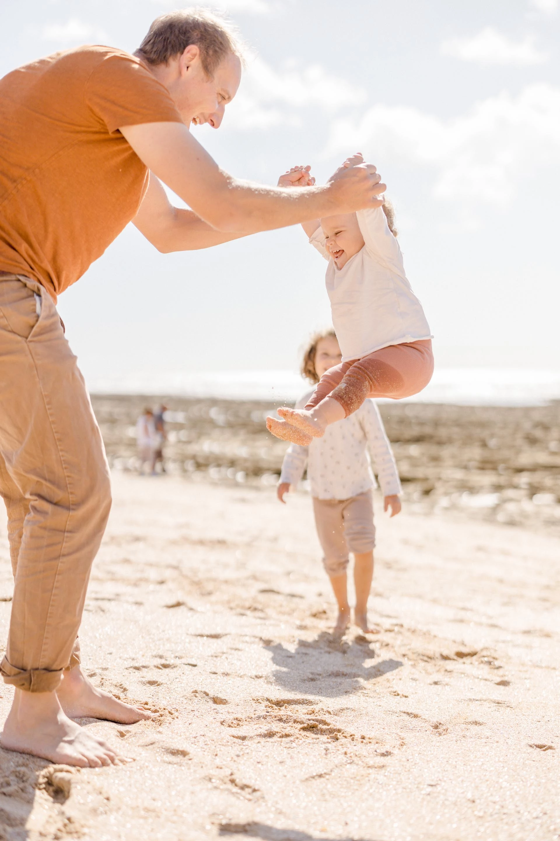 bonheur enfant beige marron gris