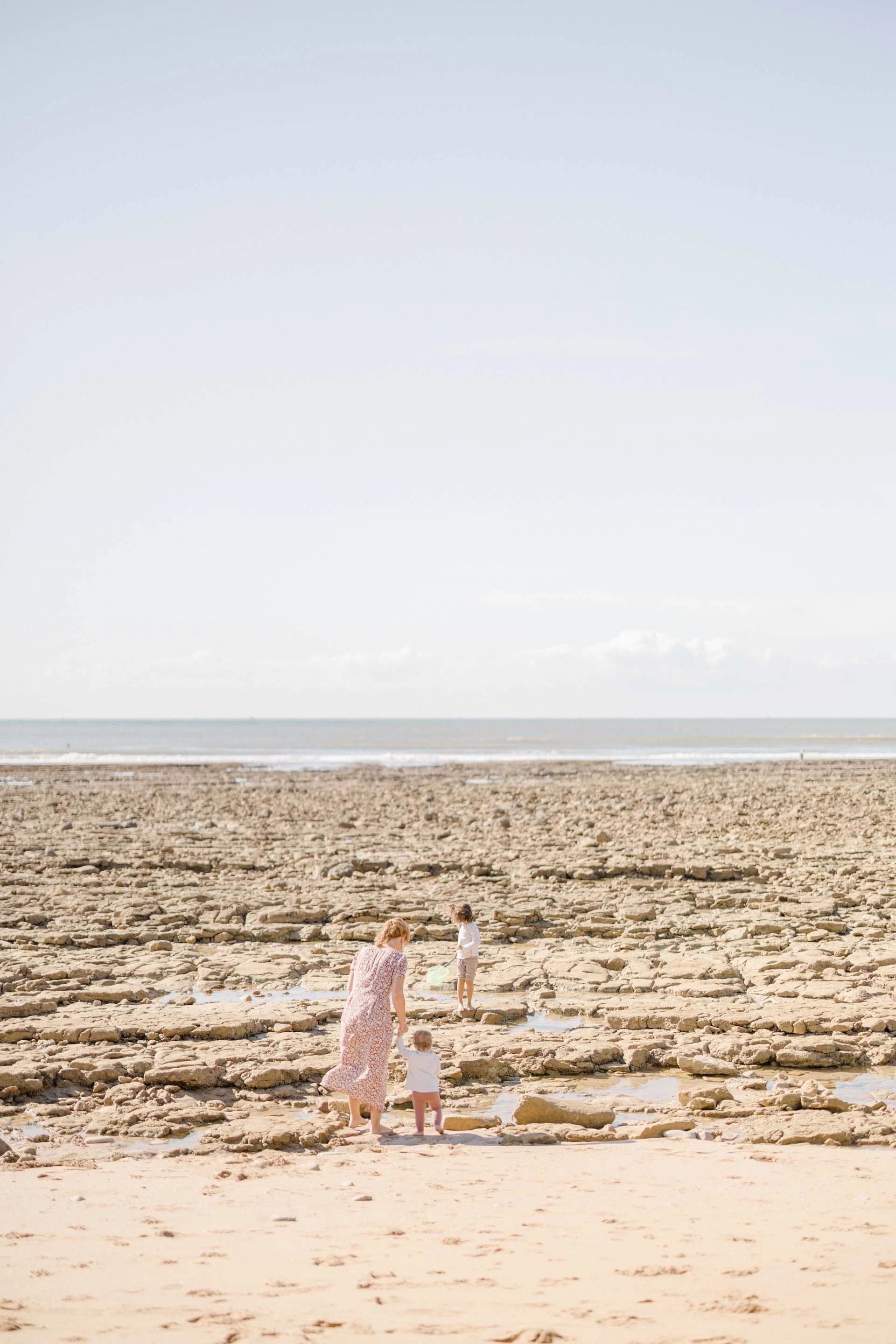 plage mer sable côte marron