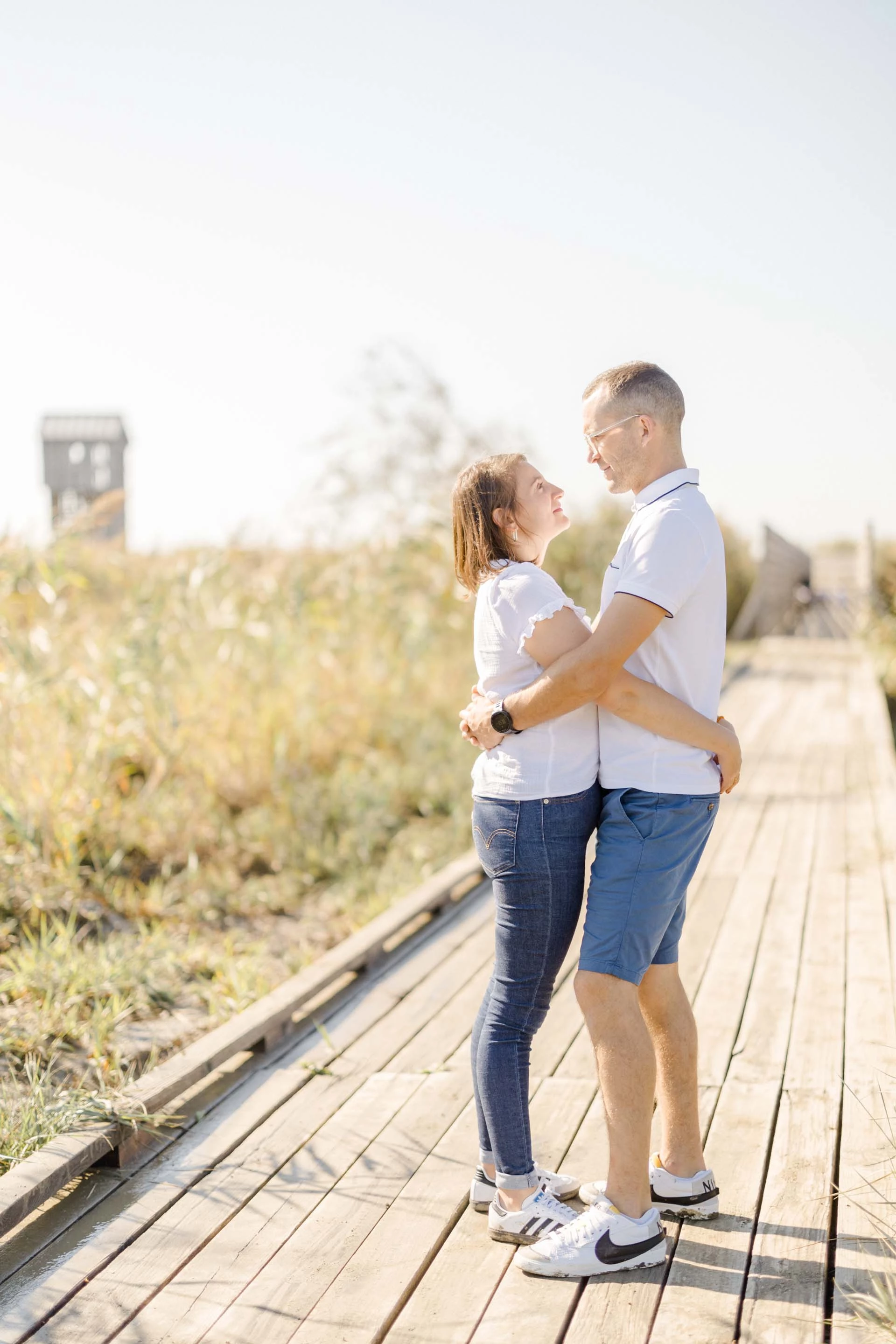 bonheur amour romance passerelle beige