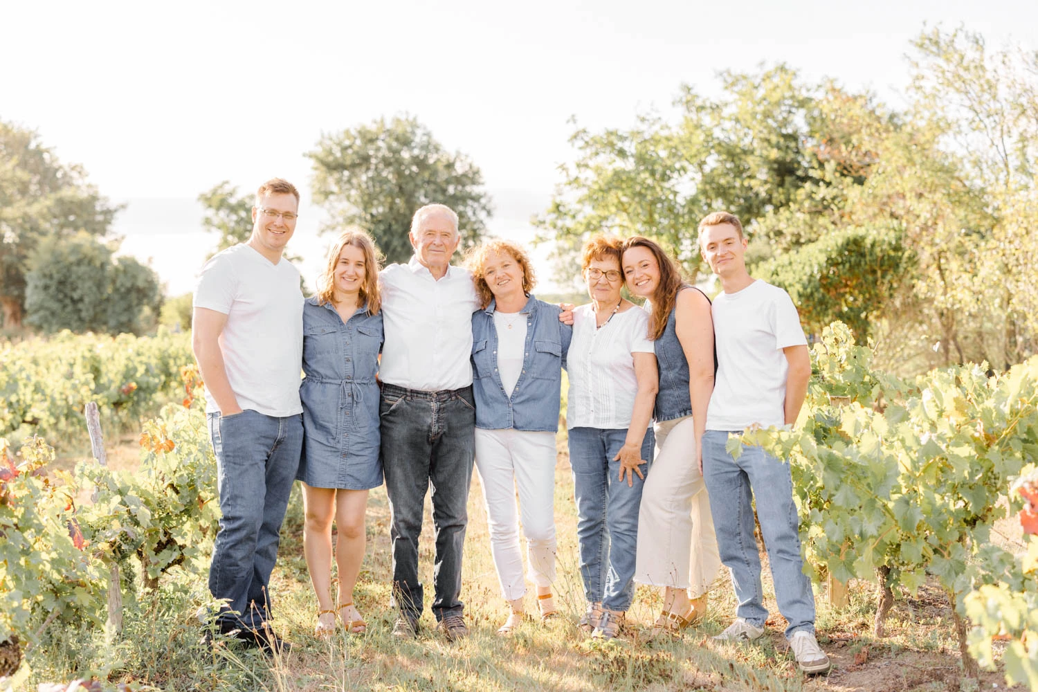 bonheur sourire jeans beige marron