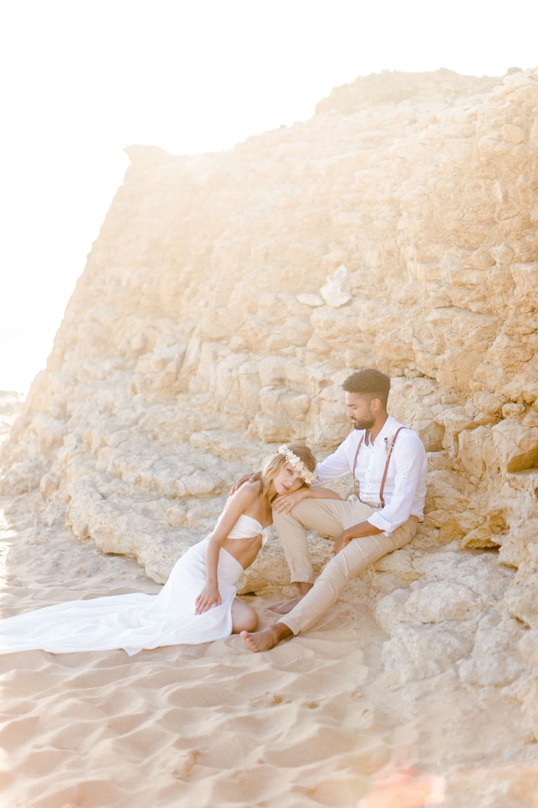 robe amour romance bonheur sable