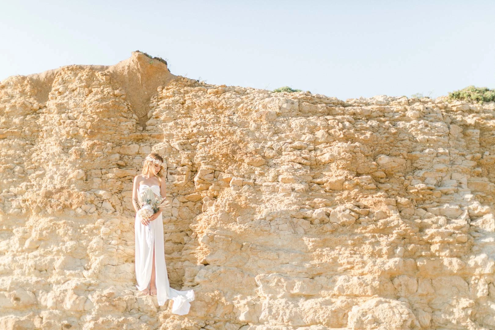 robe beige marron gris nature