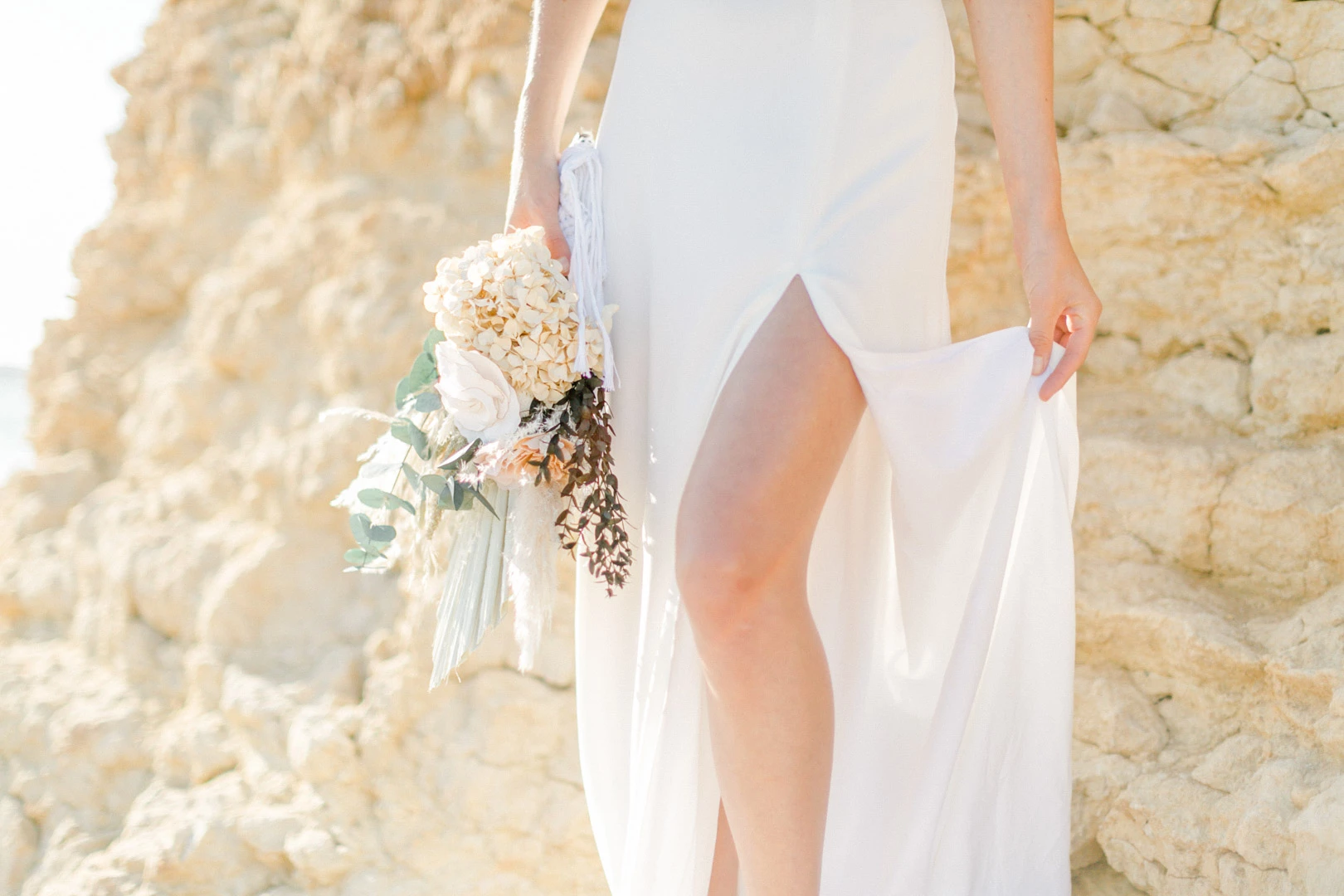 robe soie gris marron mariage