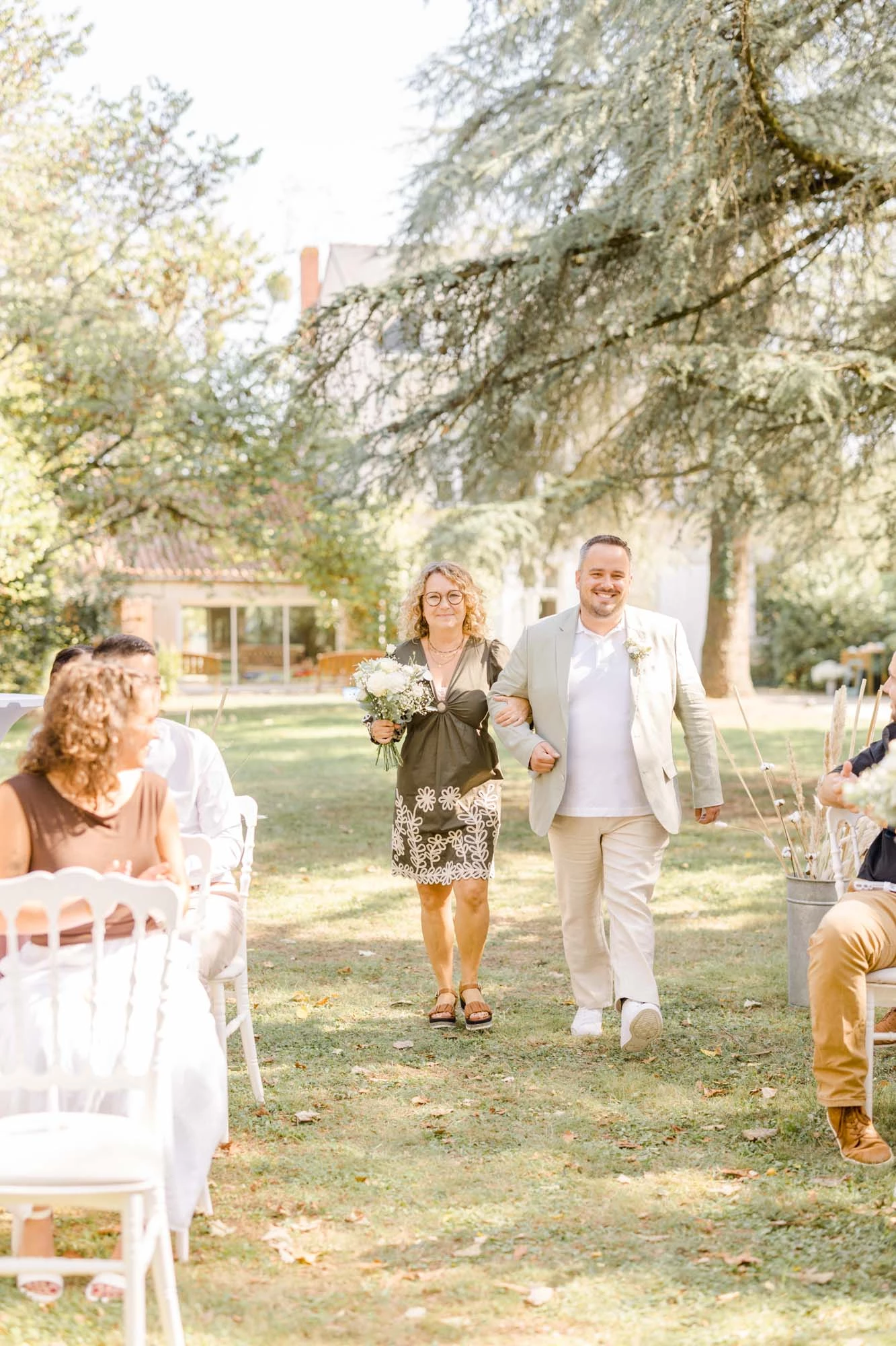 bifurquer, événement, bonheur, printemps, les gens dans la nature