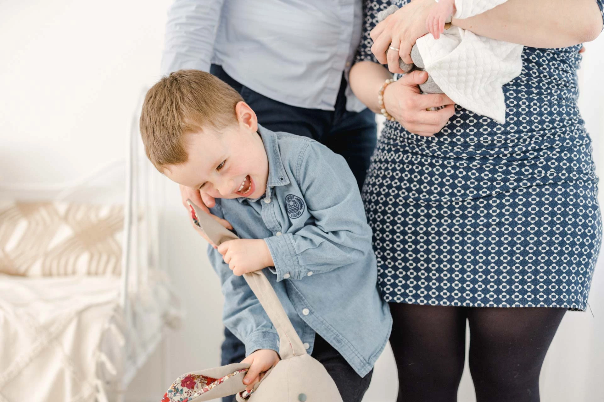 enfant bonheur robe sac famille