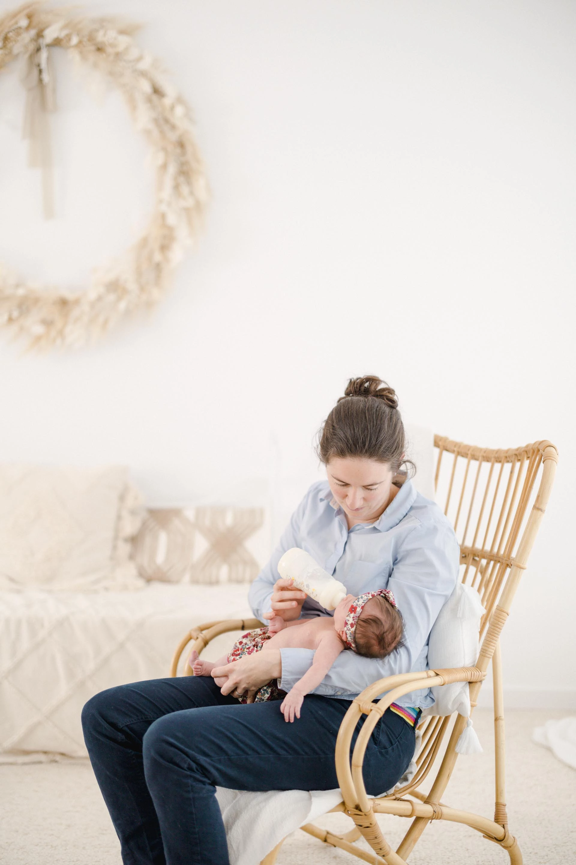 meubles enfant chaise bonheur marron