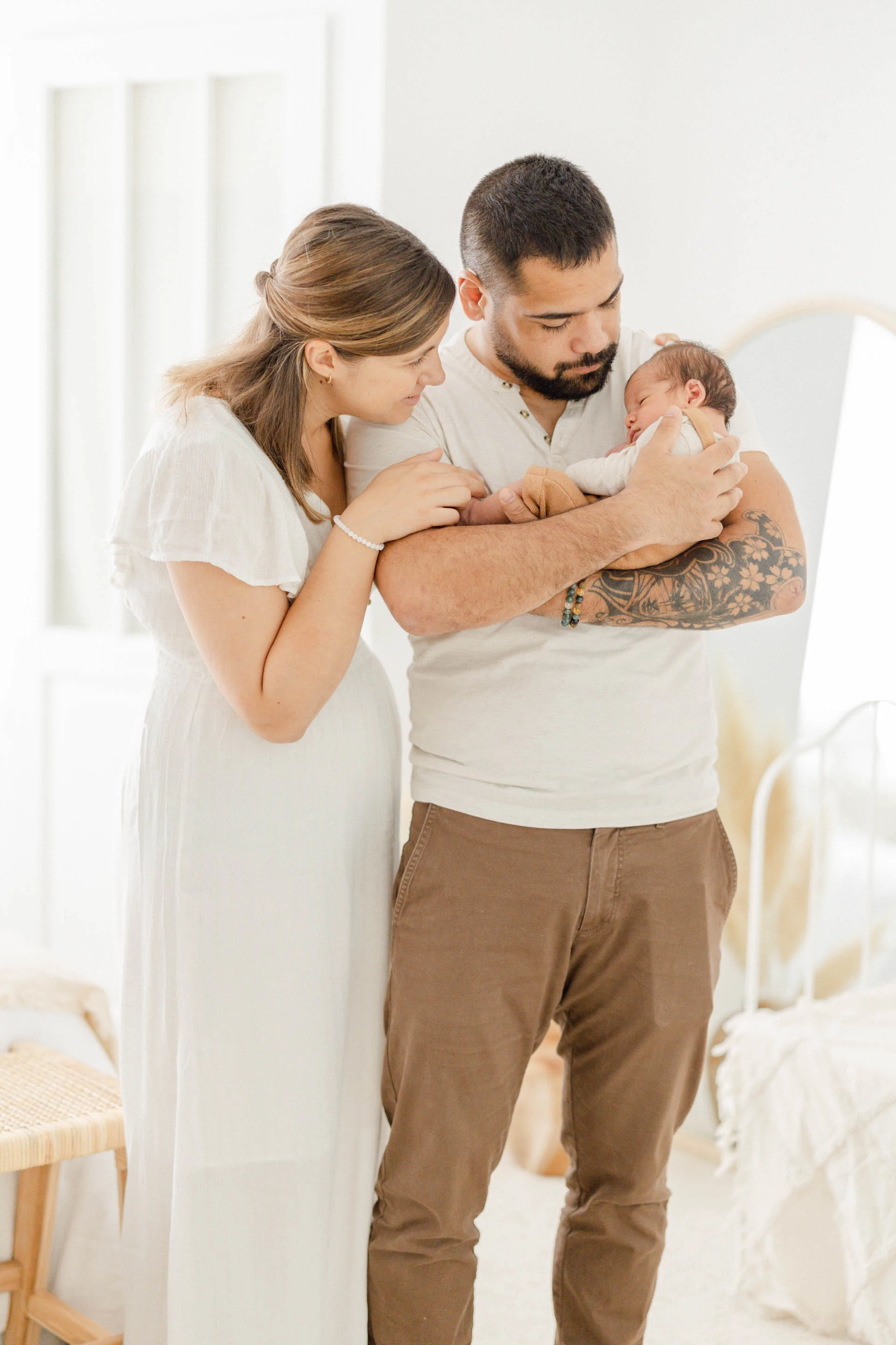 bonheur amour enfant geste famille