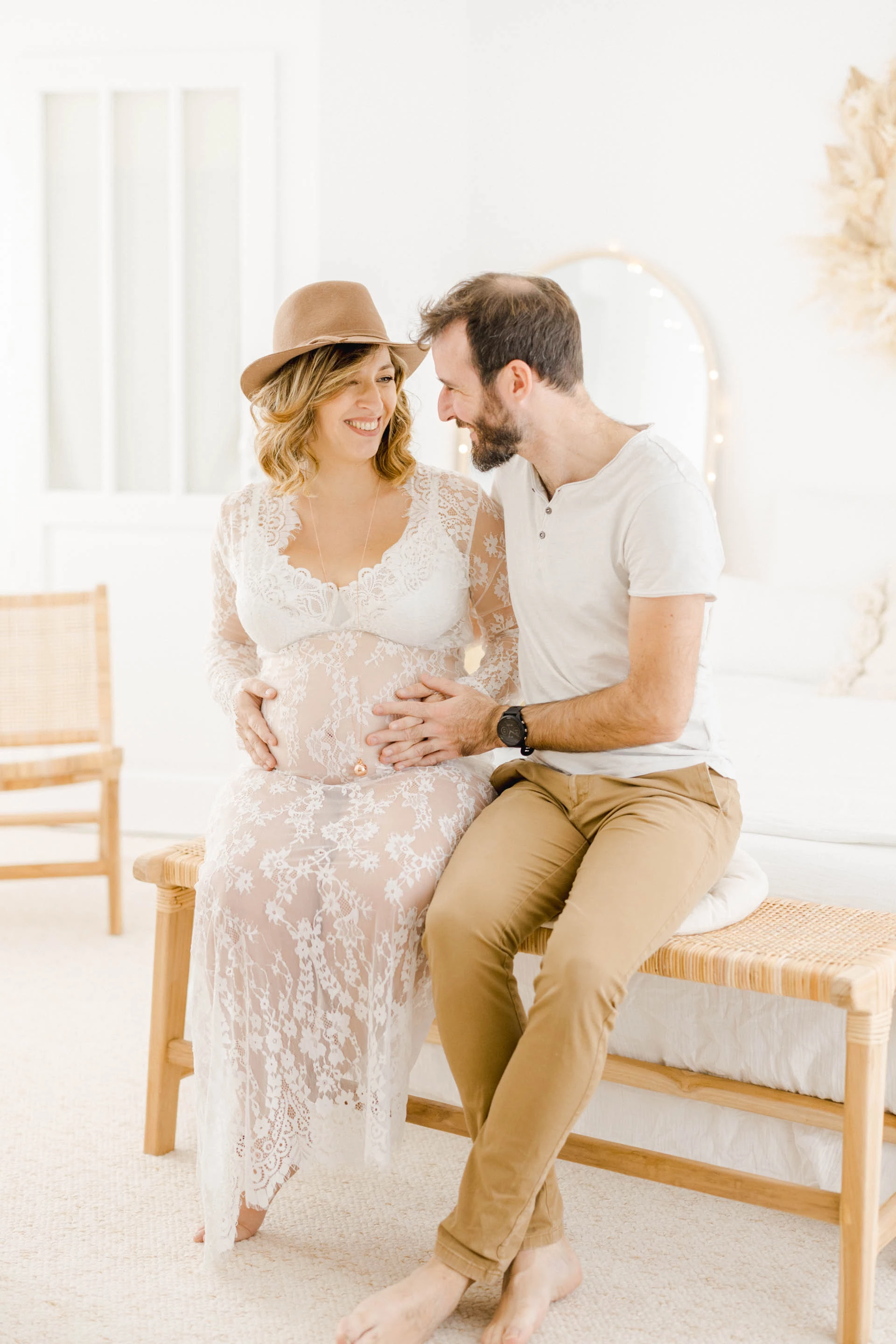 bonheur sourire amour dentelle plage