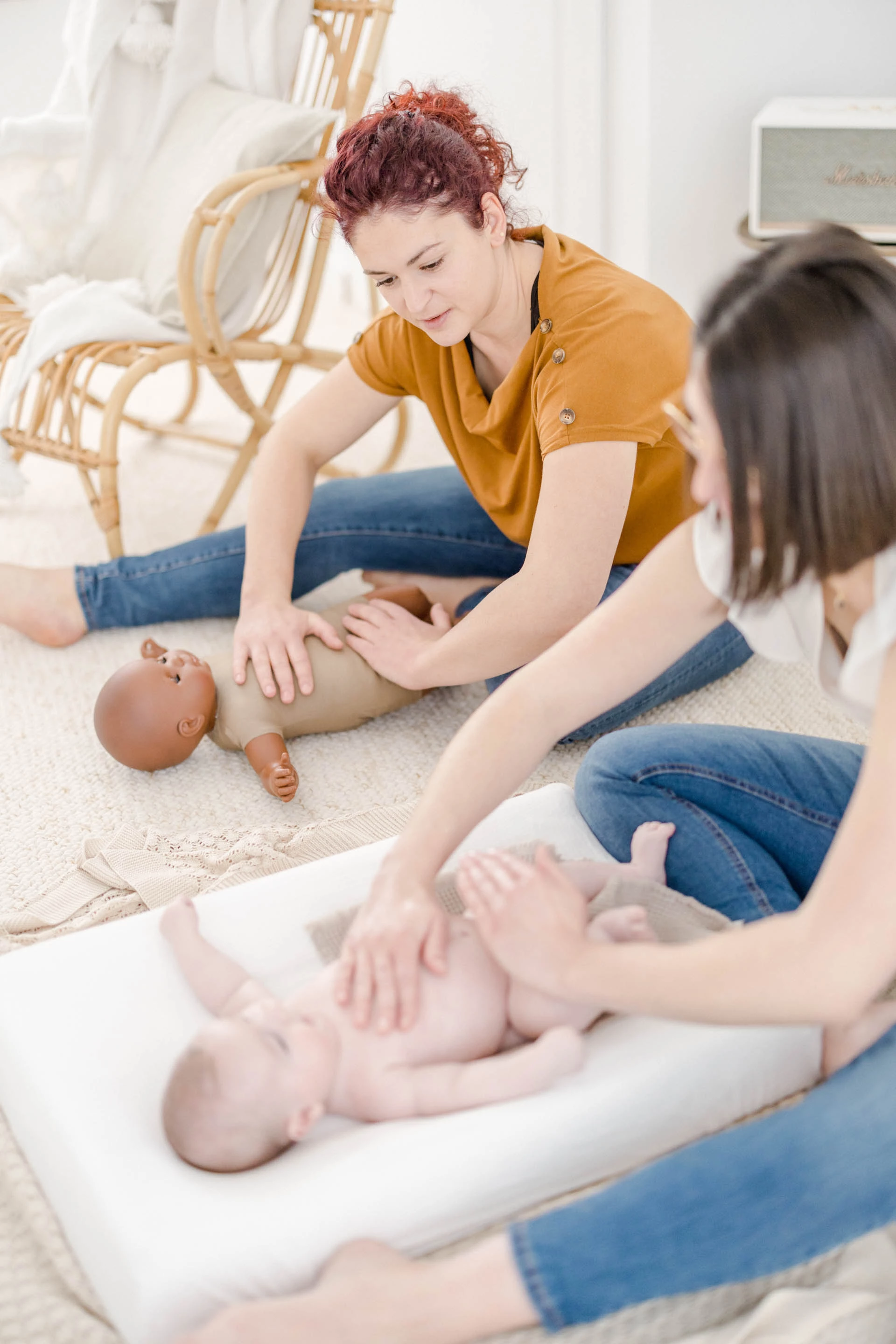 enfant poignet bonheur marron gris