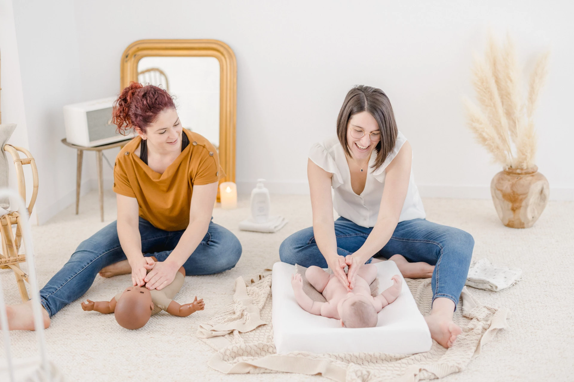 poignet enfant gris marron