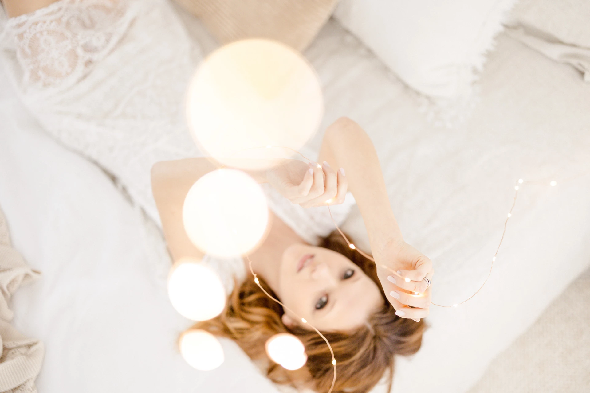 rose lit beige marron gris