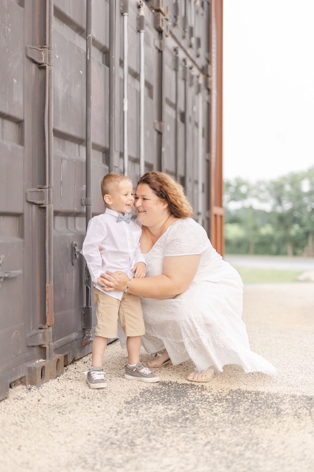 amour enfant bonheur gris nature