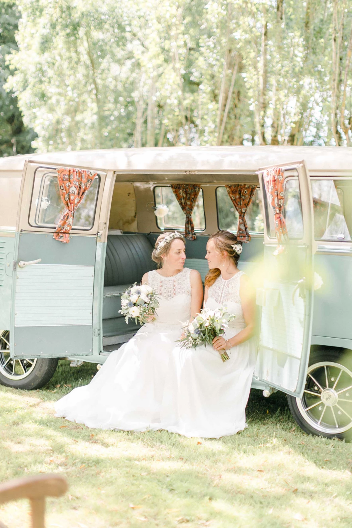 robe mariage bonheur gris marron