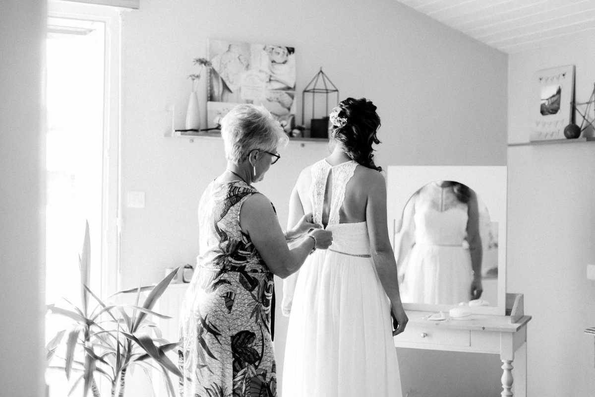 robe bonheur événement gris mariage