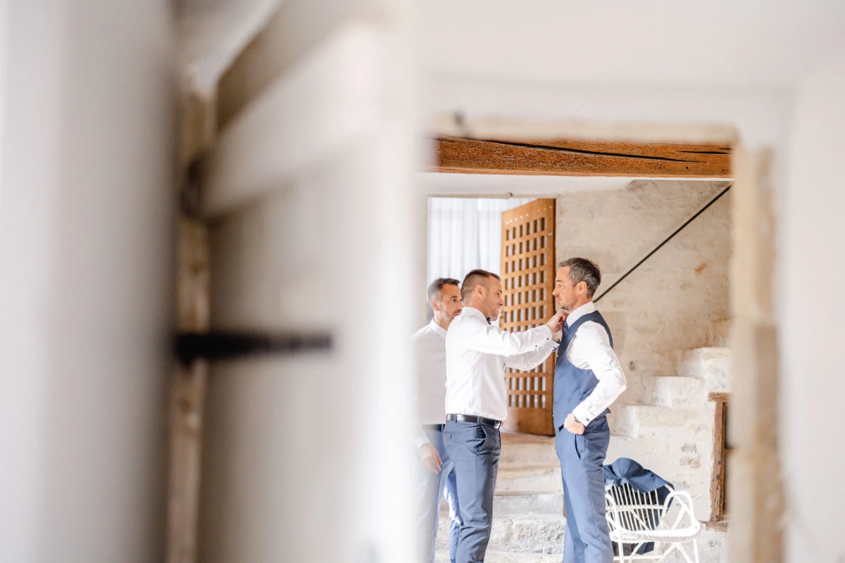 marron gris préparatifs