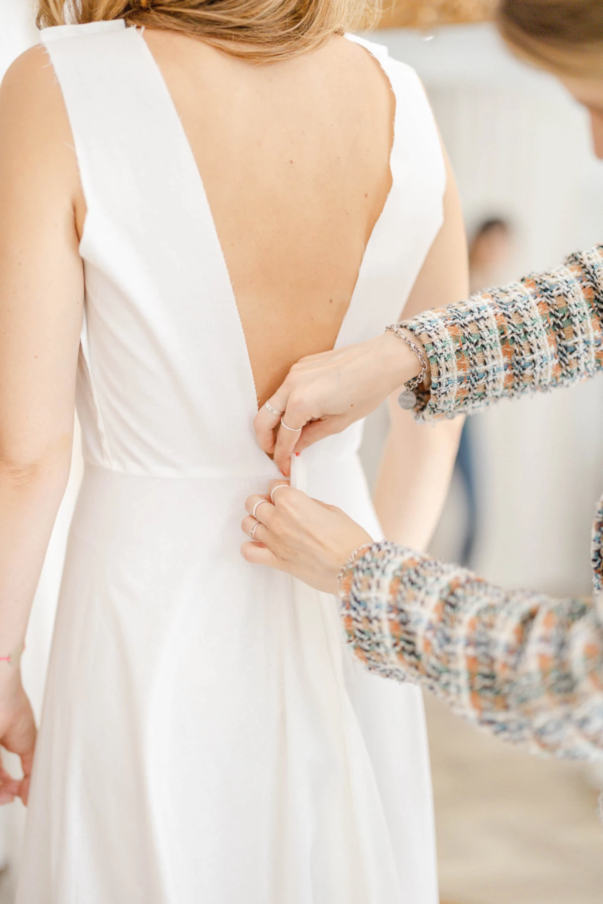 robe gris marron mariage professionnel