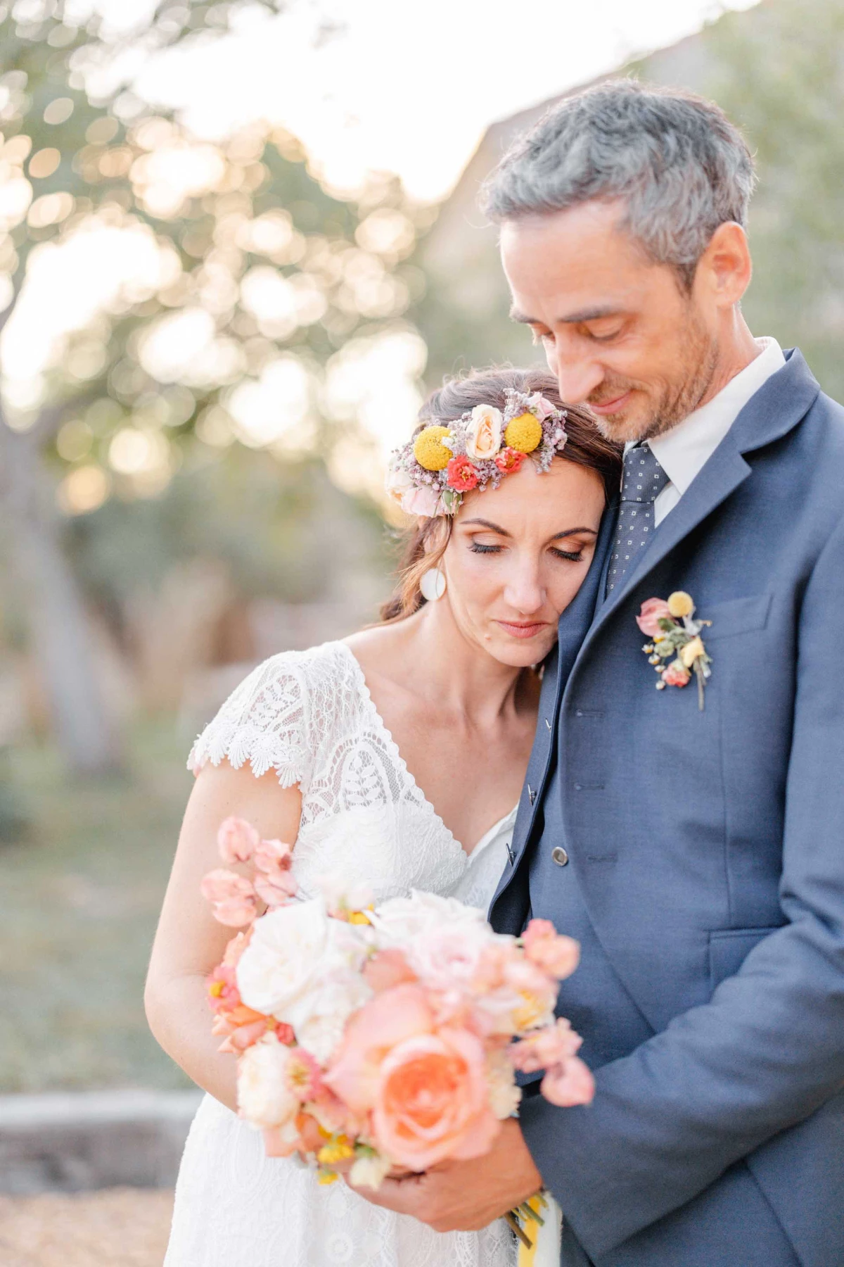 fleur bonheur événement robe sourire