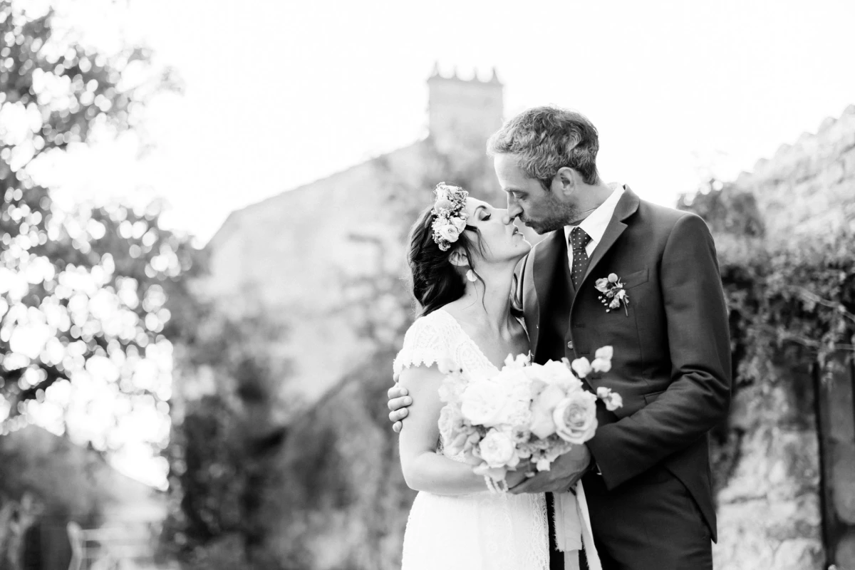 bonheur robe sourire mariage blanc