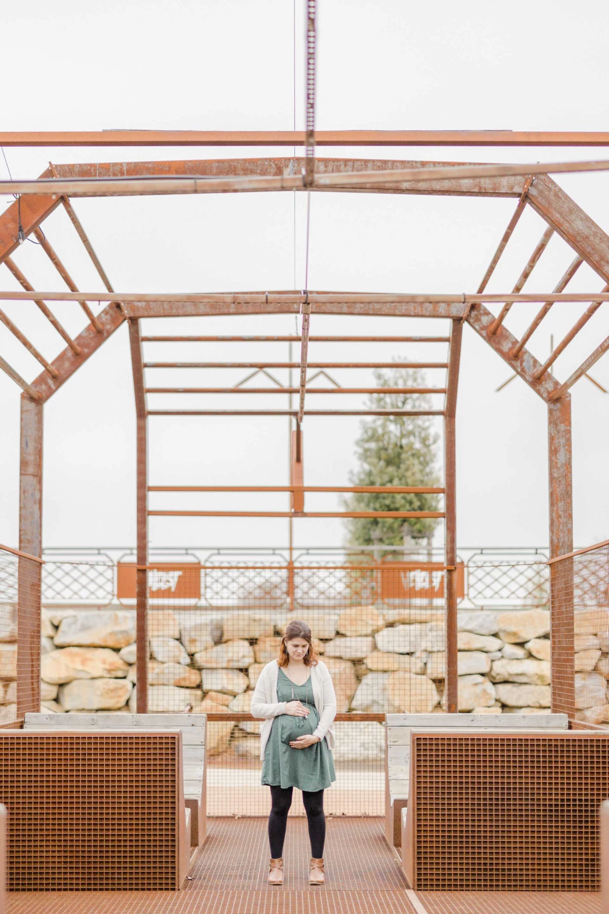 fer marron gris grossesse extérieur