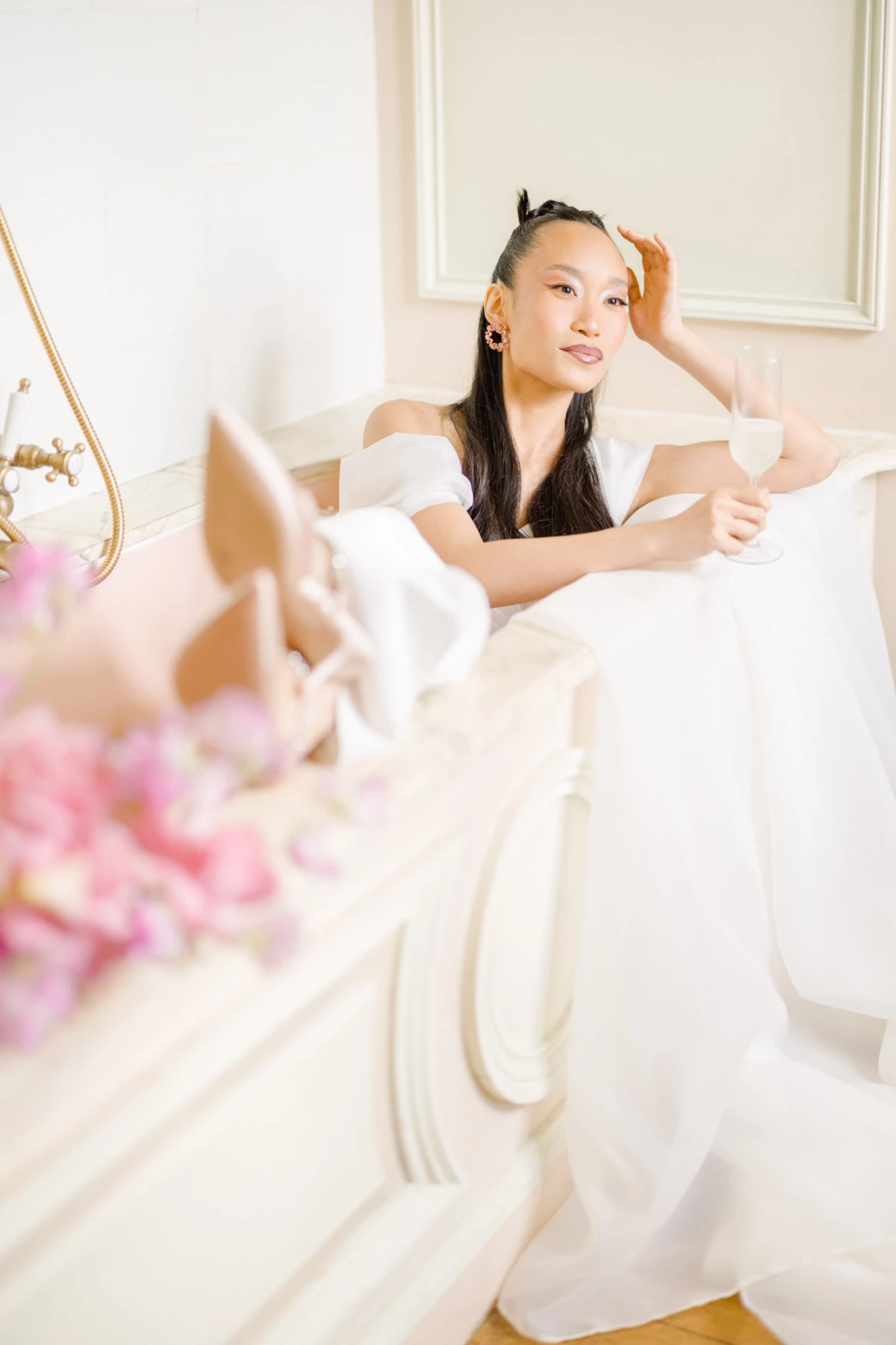 robe rose beige gris marron