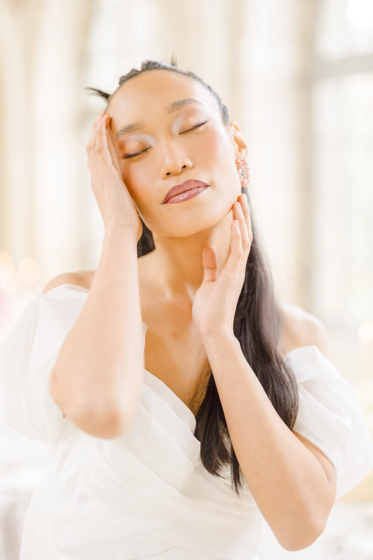 robe beige rose gris orange