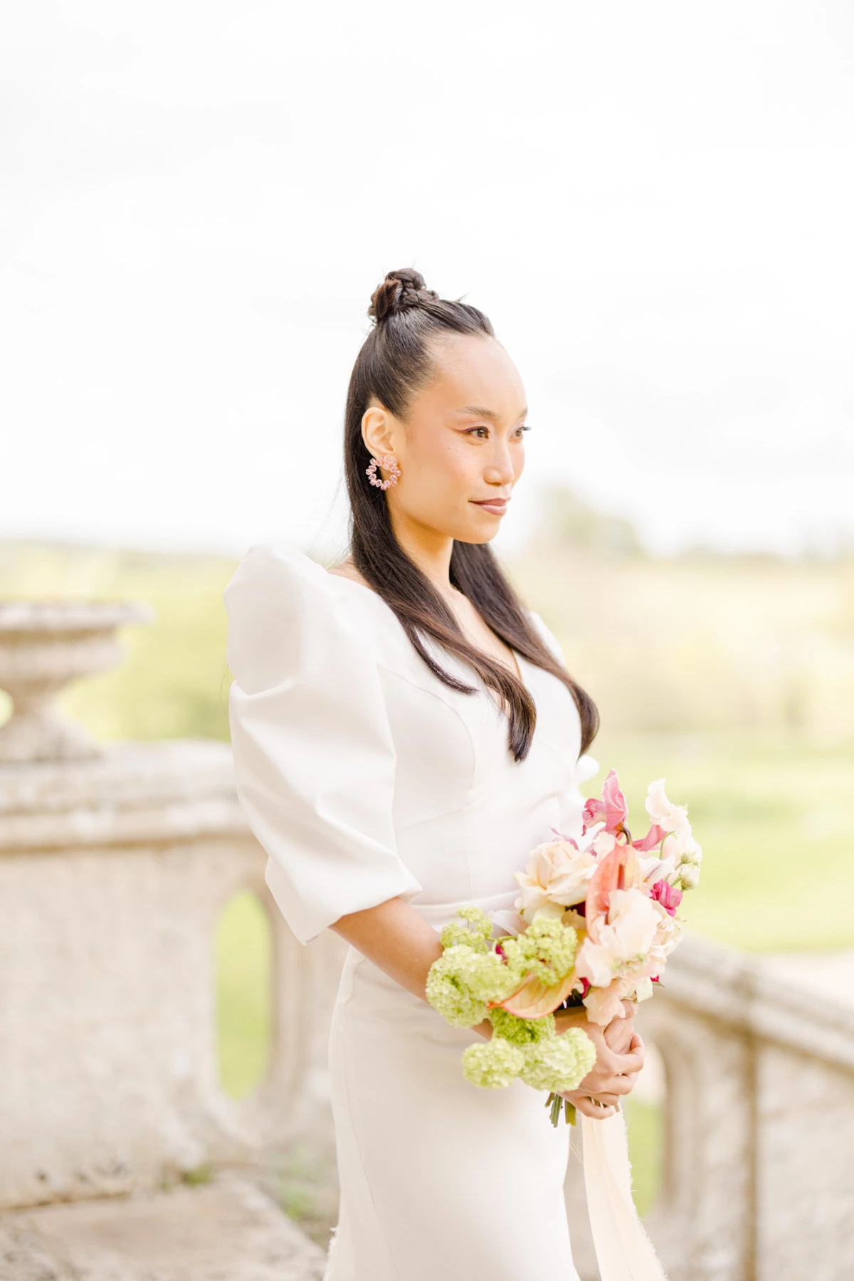 robe rose gris marron mariage