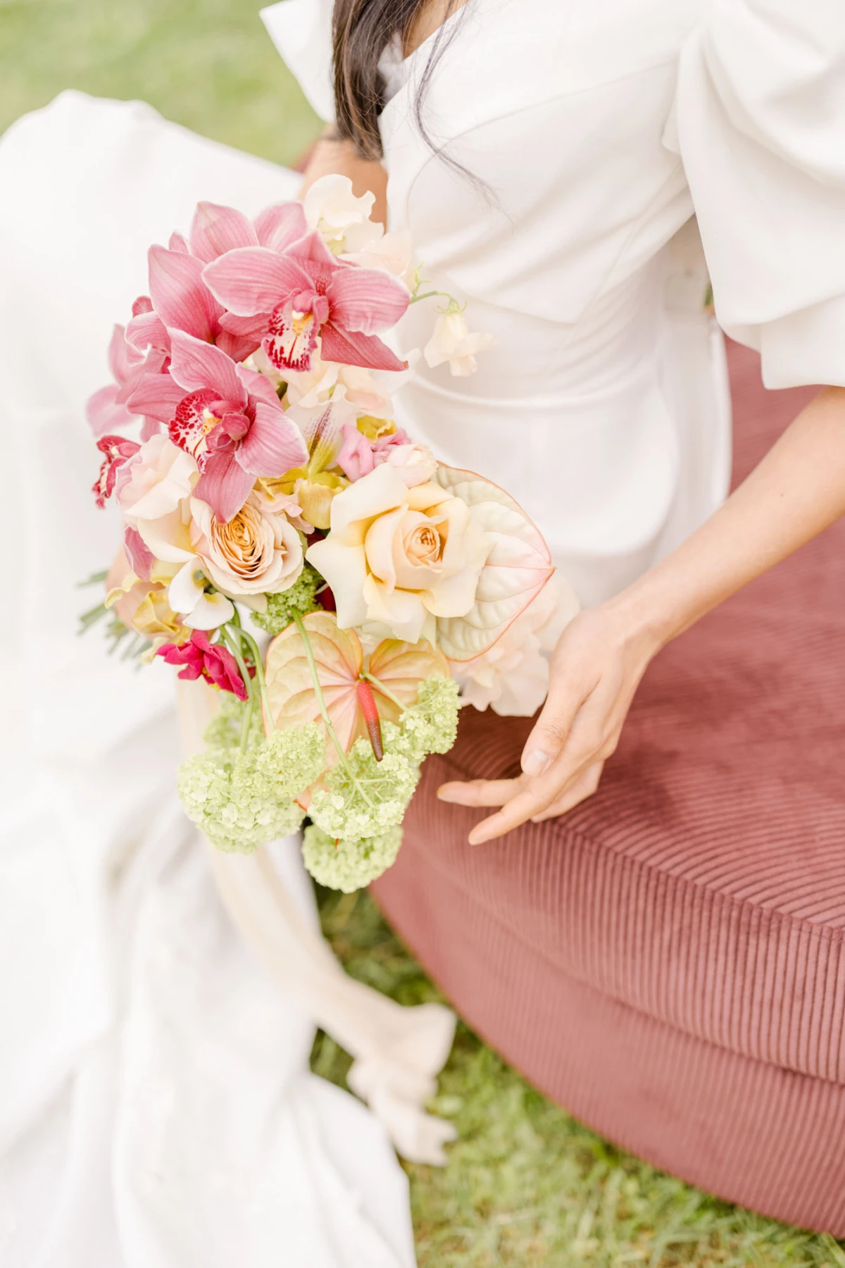 fleur pétale rose jaune composition florale