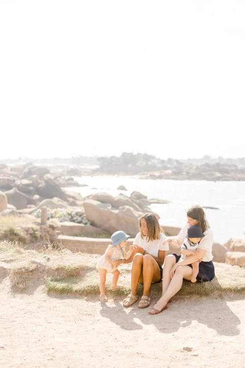 bonheur plage côte sable gris