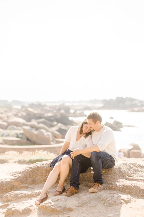 rocher côte plage mer sable