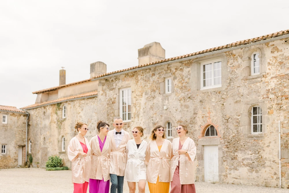 événement robe bonheur rose marron