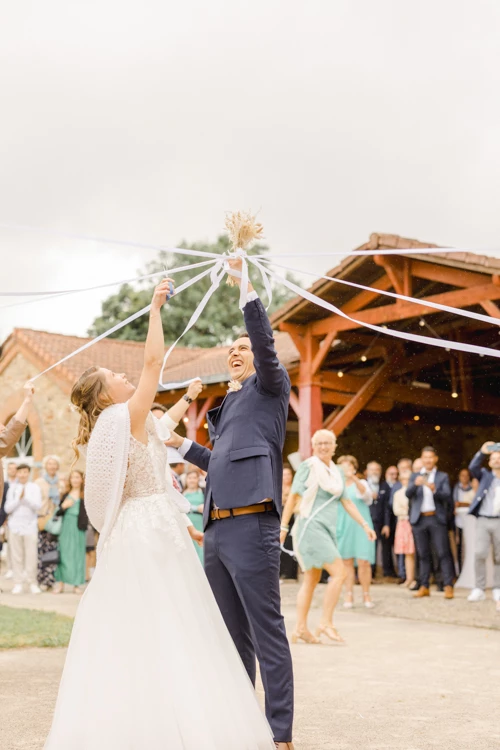 robe événement bonheur beige marron