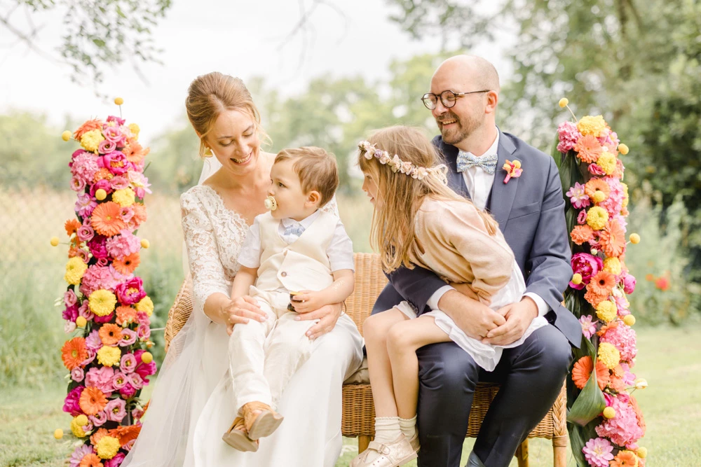 fleur bonheur robe événement pétale