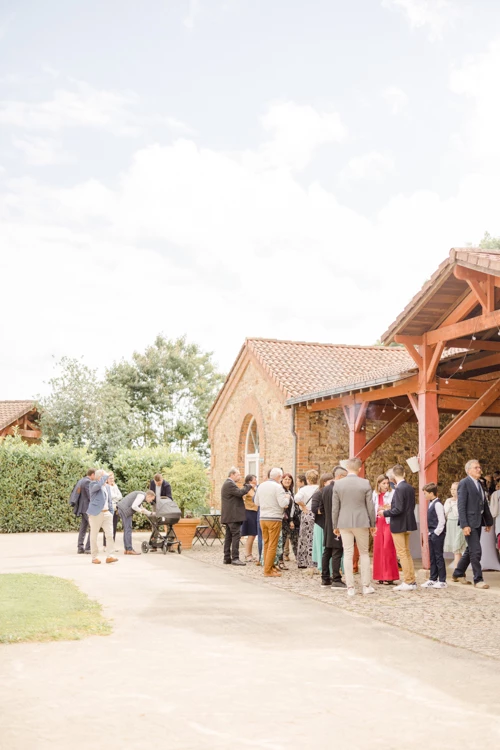 bonheur robe mariage beige marron