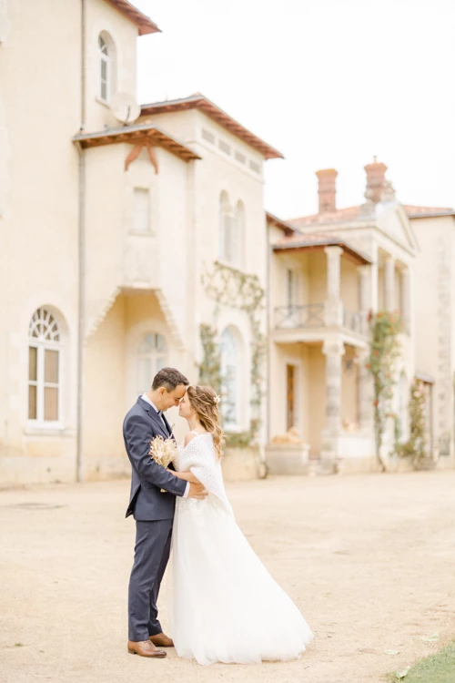 événement robe bonheur beige gris