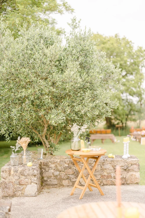 marron beige gris préparatifs