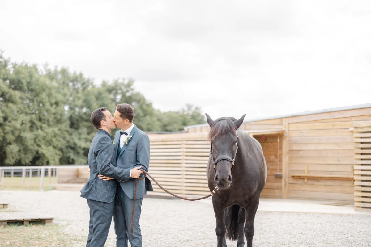 événement robe amour cheval mariage