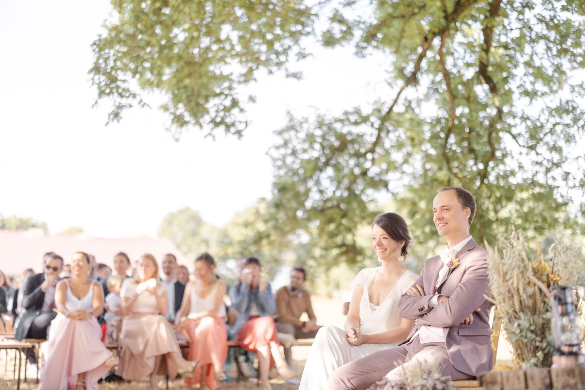 bonheur événement robe gris beige