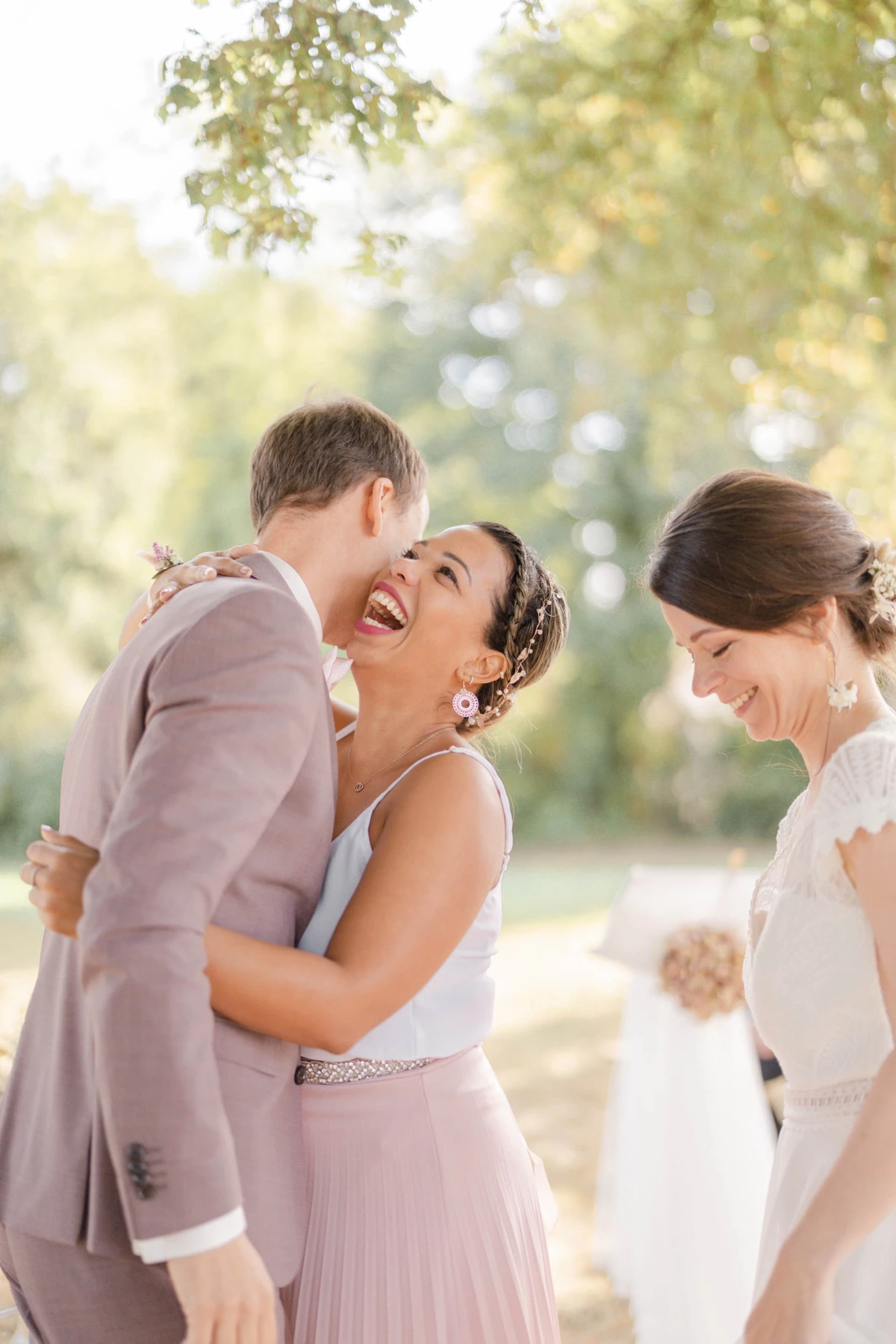 événement robe rose bonheur mariage